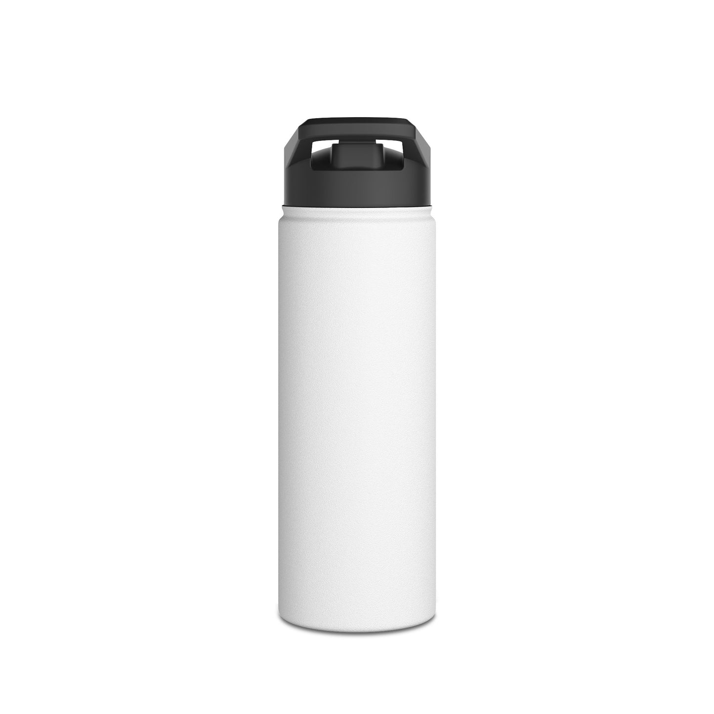 Monogram Stainless Steel Water Bottle — Personalized N | M Circle Design