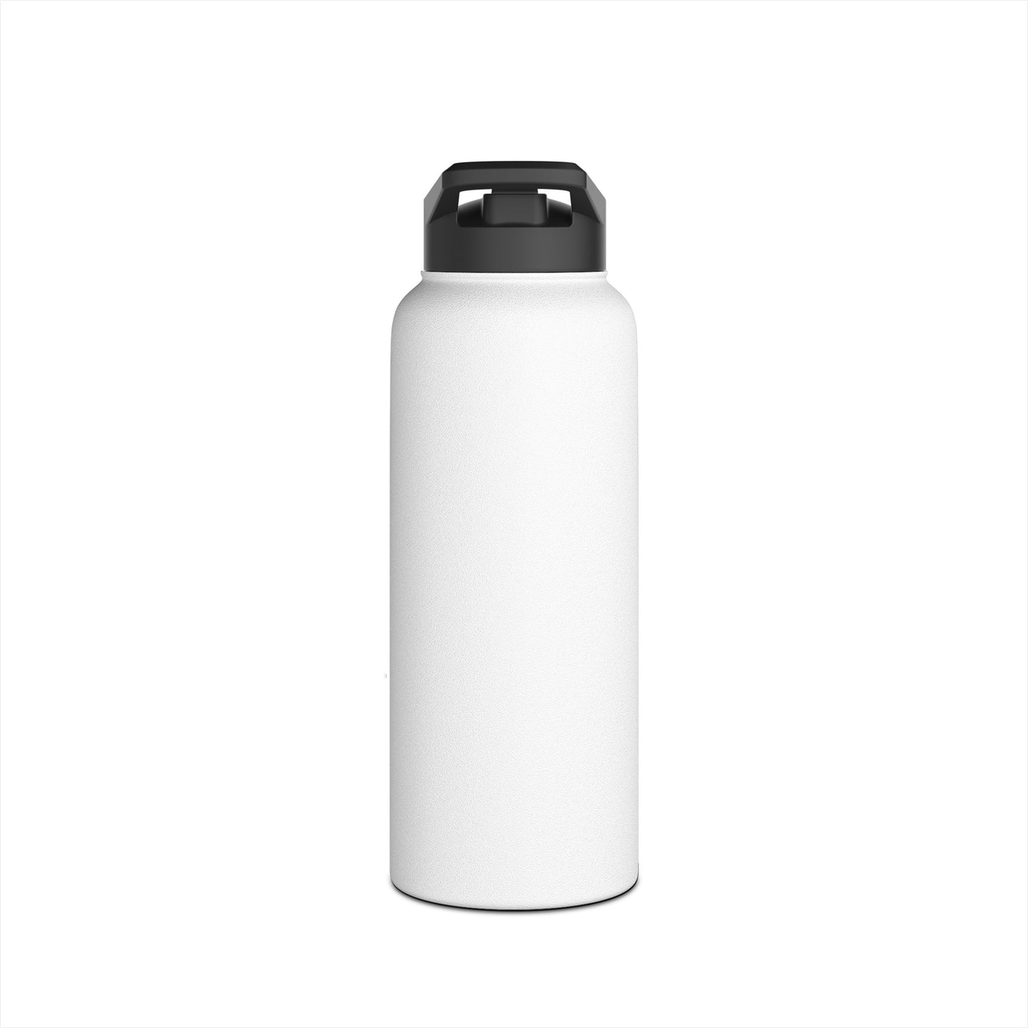 Monogram Stainless Steel Water Bottle — Personalized N | M Circle Design